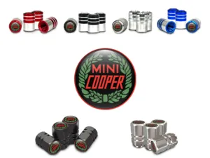 Mini Cooper Reifen Ventil Schaftkappe  LKW Limitiertes Design
